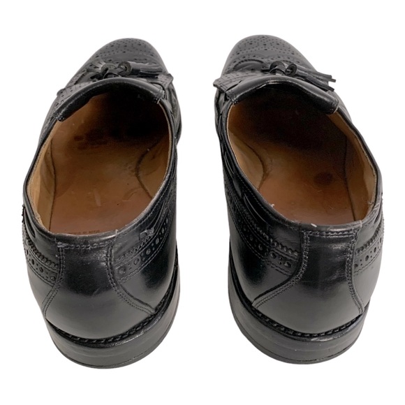 Allen Edmonds Arlington Black Leather Shoes Sz 9 1/2 - Picture 6 of 9